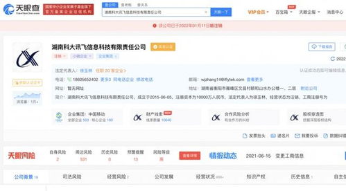 湖南科大訊飛信息科技有限責(zé)任公司注銷(xiāo)，軟件開(kāi)發(fā)領(lǐng)域引發(fā)行業(yè)關(guān)注